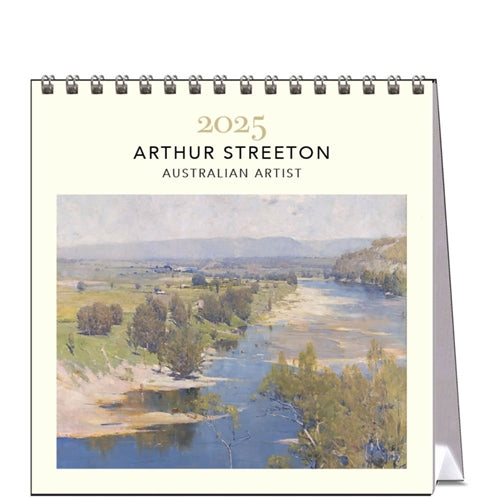 Vevoke Arthur Streeton 2025 Calendar - Desk