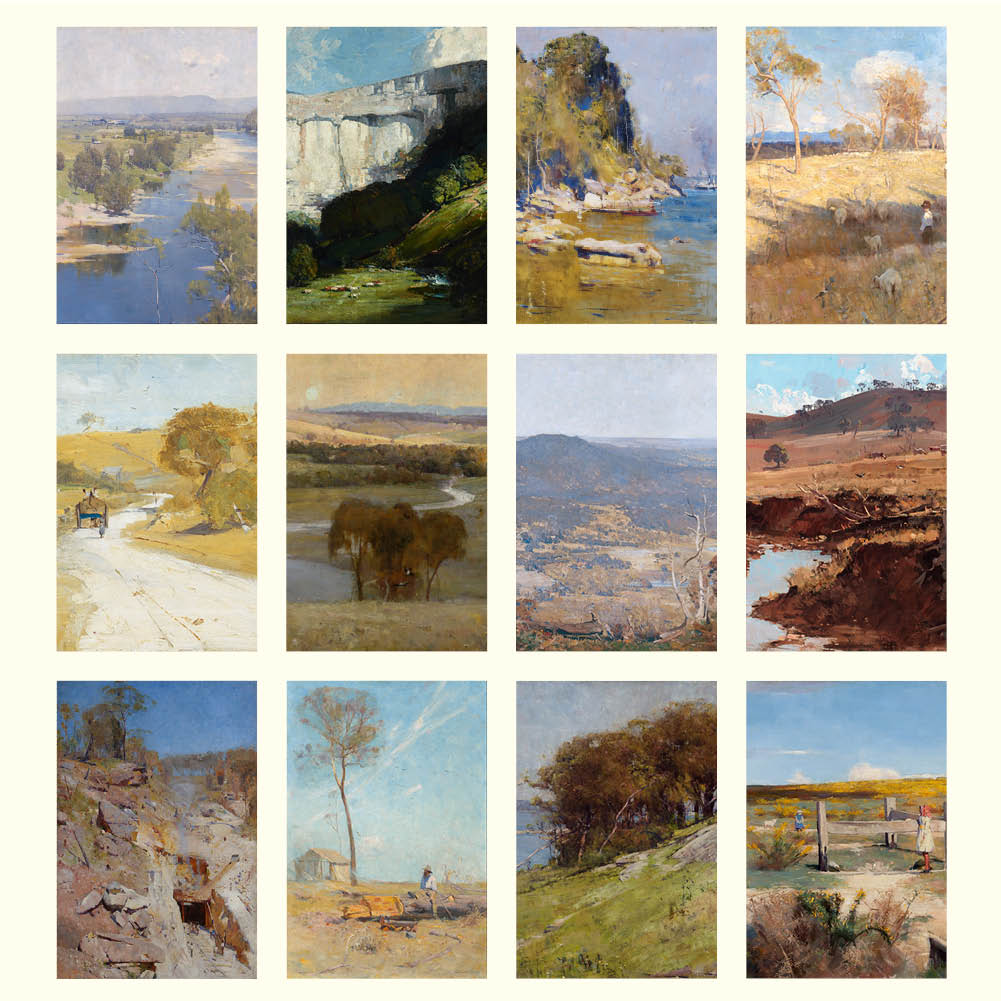 Vevoke Arthur Streeton 2025 Calendar - Desk