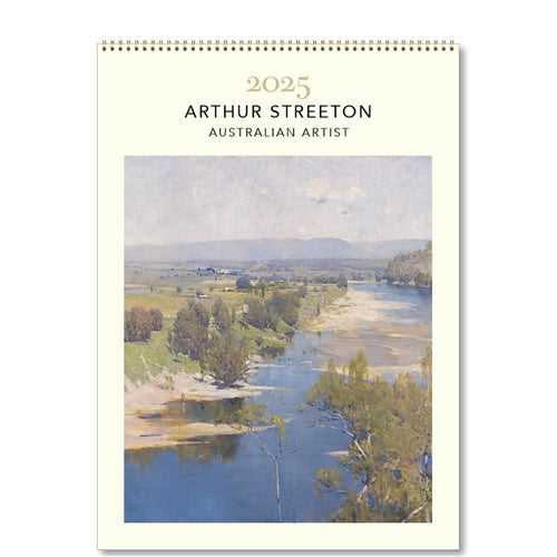 Vevoke Arthur Streeton 2025 Calendar - Wall, Medium