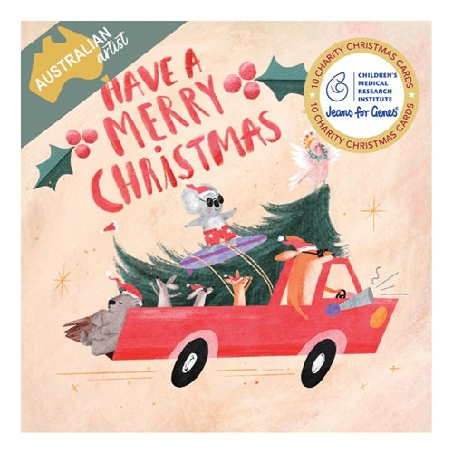 Vevoke Charity Boxed Christmas Cards - Christmas Ride, Box of 10
