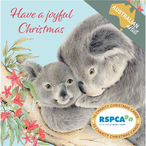 Vevoke Charity Boxed Christmas Cards - Joyful Koala, Box of 10