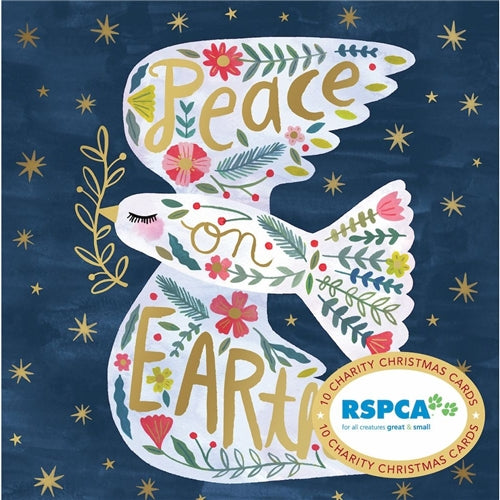Vevoke Charity Boxed Christmas Cards - Peace on Earth, Box of 10