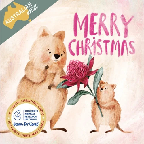 Vevoke Charity Christmas Card Wallet - Quokka Christmas Present