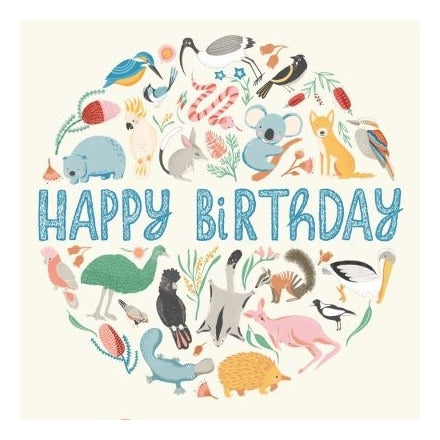 Wirihana Design Wirihana Design Birthday Card - Aussie