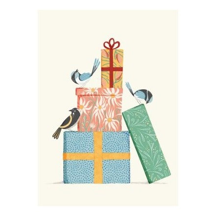 Wirihana Design Wirihana Design Birthday Card - Present Birds