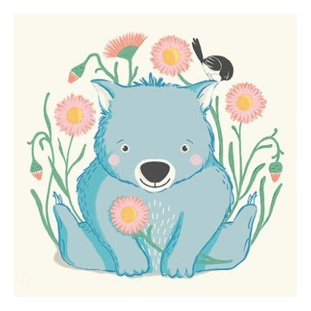 Wirihana Design Wirihana Design Greeting Card - Cute Wombat