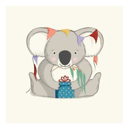 Wirihana Design Wirihana Design Greeting Card - Koala With Bunting