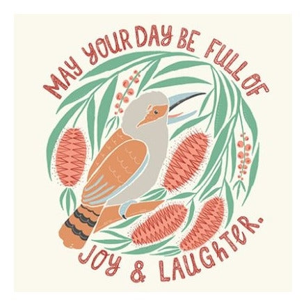 Wirihana Design Wirihana Design Greeting Card - Kookaburra Laughter