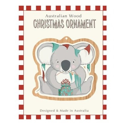 Wirihana Design Wirihana Design Wooden Christmas Ornament - Koala