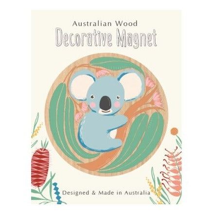 Wirihana Design Wirihana Design Wooden Magnet - Cute Wombat