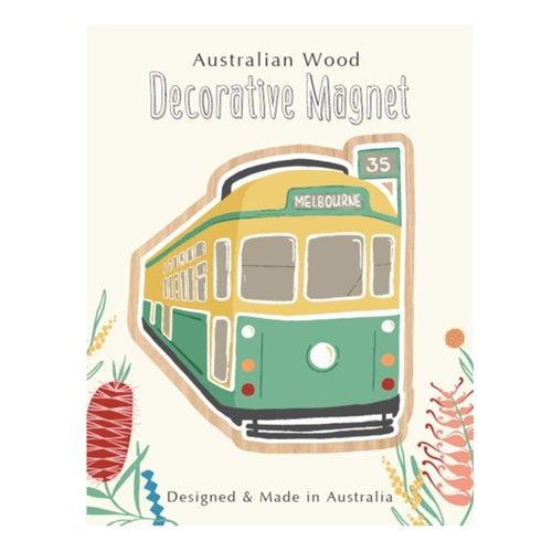 Wirihana Design Wirihana Design Wooden Magnet - Melbourne Tram