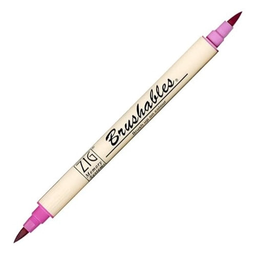 Zig Kuretake Zig Calligraphy Dual Tip  Marker - Pure Pink