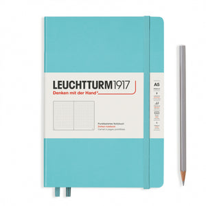 Leuchtturm1917 Notebook - Dotted, A5, Aquamarine