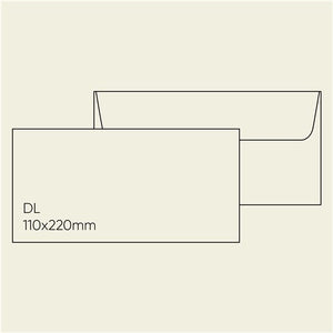 DL Envelope (110 x 220mm) - Stephen Limestone, Pack of 10