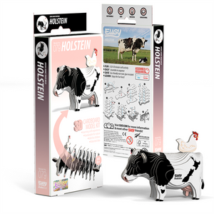 Eugy 3D Paper Model - Holstein Cow