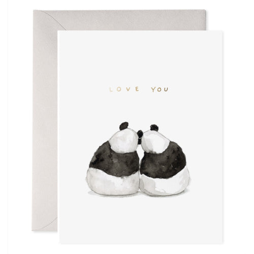 E Frances Greeting Card - Panda Pair