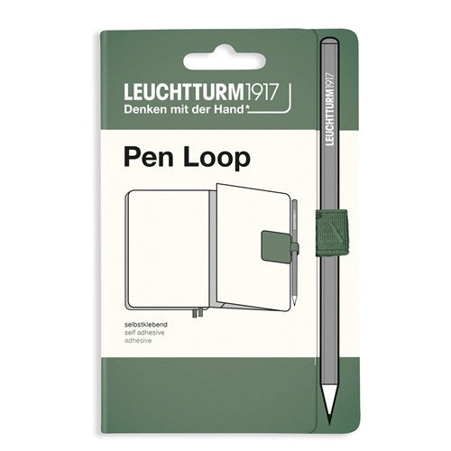 Leuchtturm1917 Pen Loop (Elastic Pen Holder) - Olive