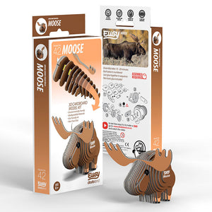 Eugy 3D Paper Model - Moose