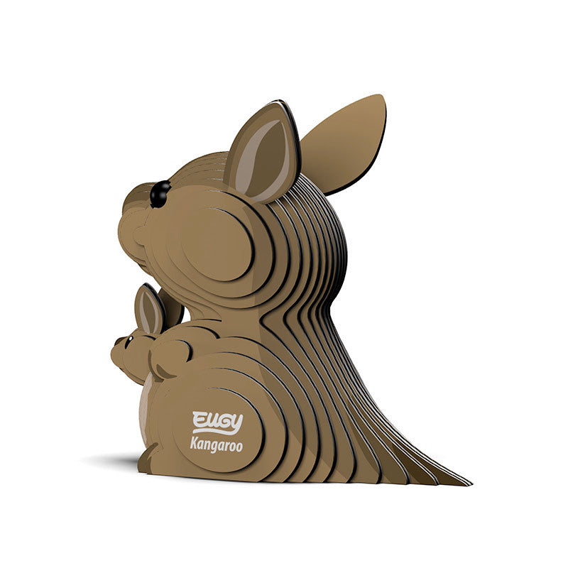 Eugy 3D Paper Model - Kangaroo