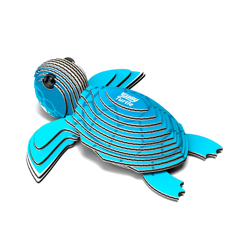 Eugy 3D Paper Model - Turtle