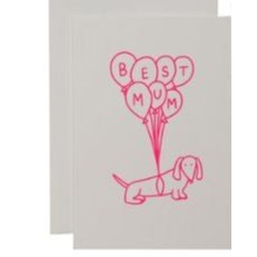 Me & Amber Greeting Card - Mother's Day, Dog Mum