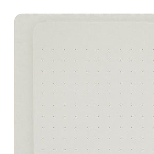 Midori MD Colour Ring Notebook - A5, Grey, Dot Grid