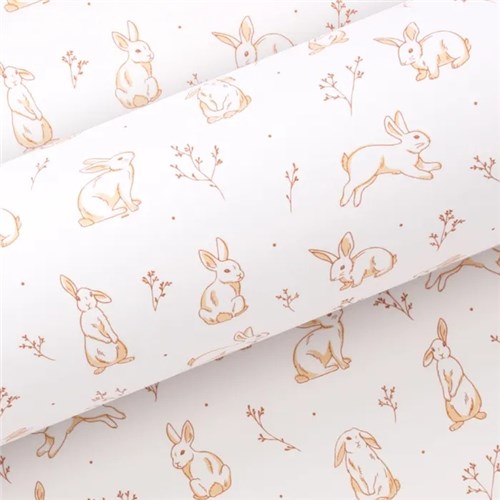 Gift Wrapping Paper - Cottontail, Toffee (approx 3 mtrs)