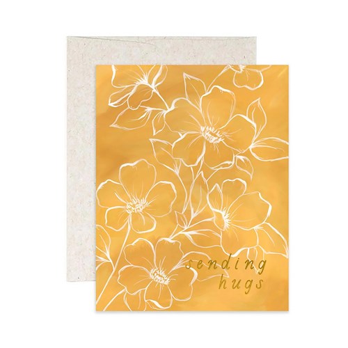 1Canoe2 1Canoe2 Greeting Card - Golden Poppy Hugs