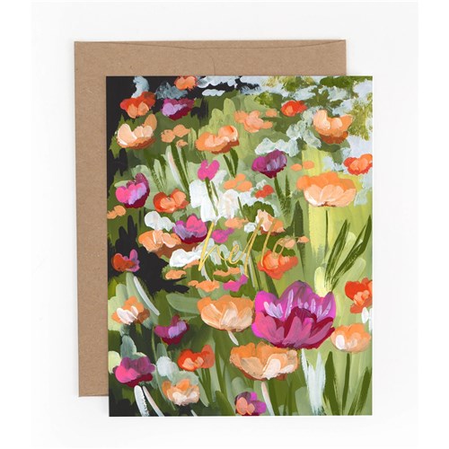 1Canoe2 1Canoe2 Greeting Card - Hello Poppy Fields