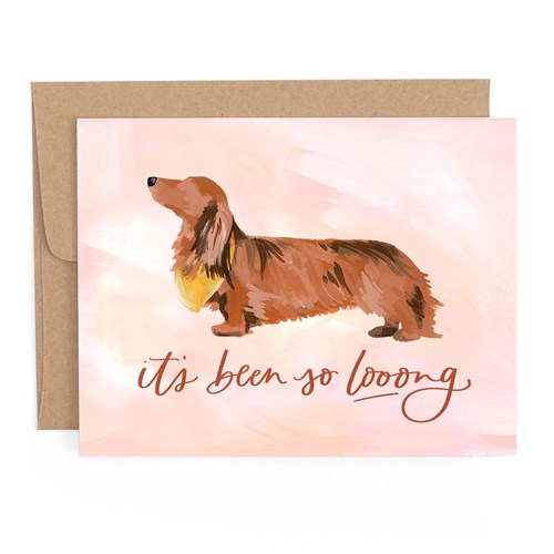 1Canoe2 1Canoe2 Greeting Card - So Long Doxie