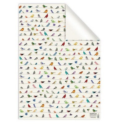 Dandelion Stationery Gift Wrap - Birds