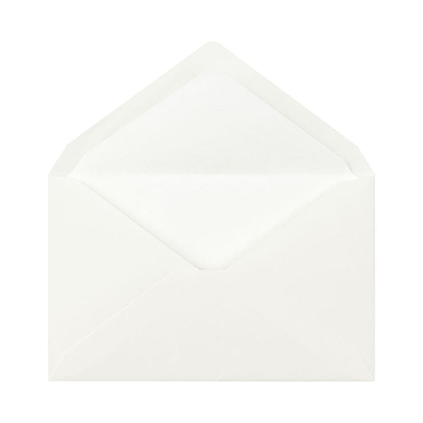Midori MD Envelopes - 115 x 180mm, Horizontal Flap, Cotton, Pack of 8