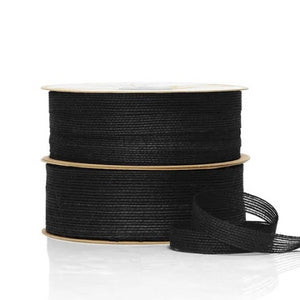 Ribbon: 10mm Eco Jute Black (per metre)