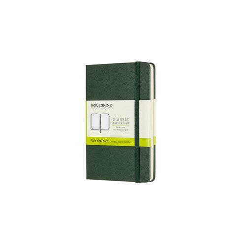 Moleskine Hard Cover Notebook - Plain, Pocket, Myrtle Green