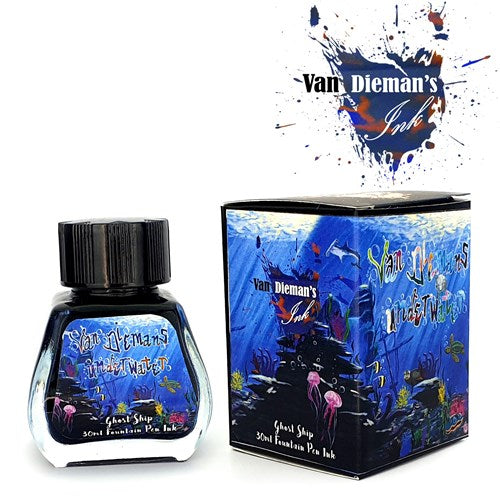 Van Dieman's Fountain Pen Ink - Underwater Series, Ghost Ship, 30ml