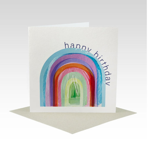 Rhicreative Greeting Card - Rainbow Birthday