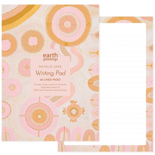 Earth Greetings A5 Writing Pad - Journey