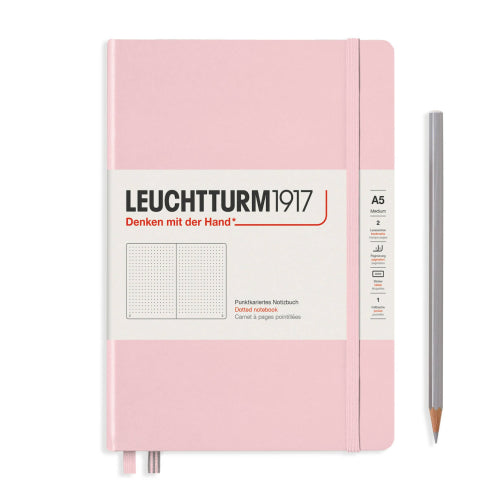 Leuchtturm1917 Notebook - Dotted, A5, Powder Pink