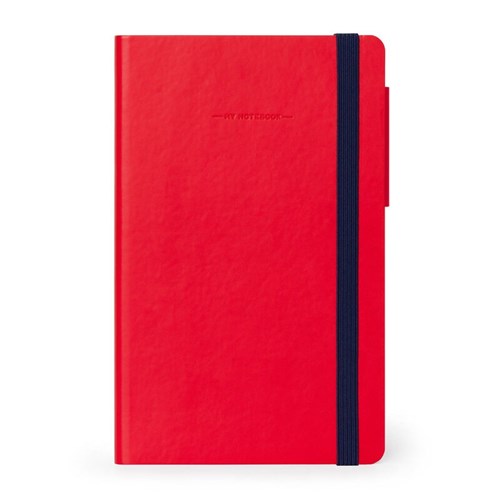 Legami My Notebook - Ruled, Medium, Red
