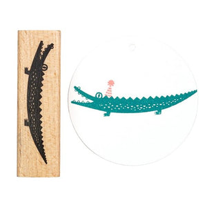 Perlenfischer Stamp - Crocodile