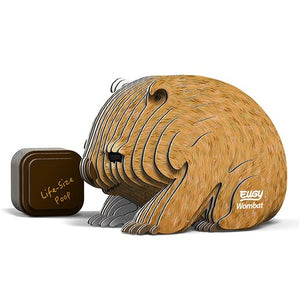Eugy 3D Paper Model - Wombat