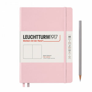 Leuchtturm1917 Notebook - Plain, A5, Powder Pink