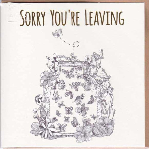 Paper Street Greeting Card - Sorry You're Leaving, Bug Jar