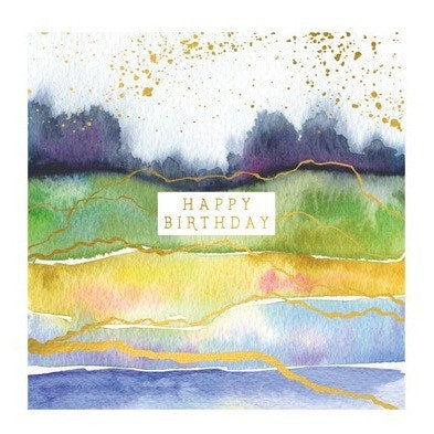 The Art File Greeting Card - Natural Phenomenon, Landscape Birthday