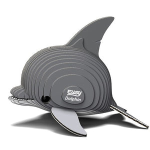 Eugy 3D Paper Model - Dolphin