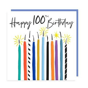Rosanna Rossi Birthday Card - Happy Birthday, 100th