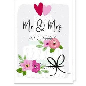 Rosanna Rossi Greeting Card - Mr & Mrs Cake