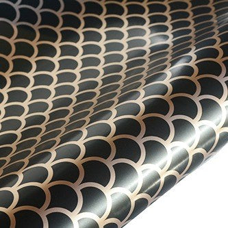 hiPP Gift Wrapping Paper - Black & Gold Collection Upscale, 5mtrs