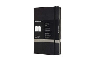 Moleskine Professional Hard Cover Notebook - Ruled, Large, Black