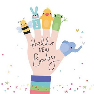 Belly Button Designs Greeting Card - Hello New Baby